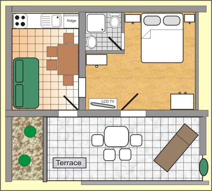 Apartments Dora Banjol Bagian luar foto
