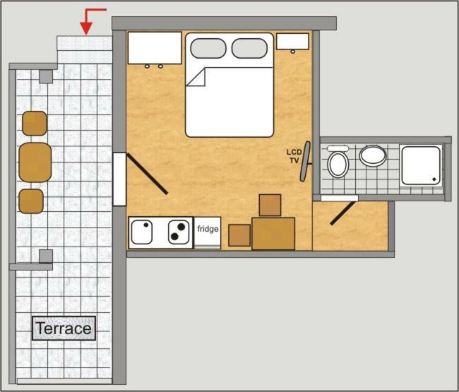 Apartments Dora Banjol Bagian luar foto